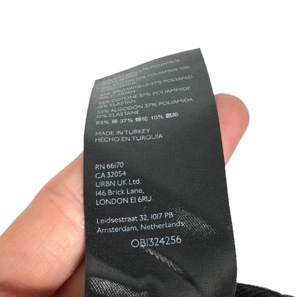 Free People | Real Deal Split Leg Pants in Black Small - Picture 9 of 10